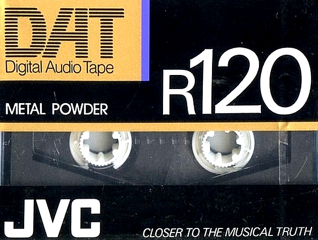 Digital Audio Tape JVC 120 "R120BKU" Type IV Metal 1987 North America