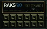 Compact Cassette RAKS High Dynamic I 90 Type I Normal 1978 Iran