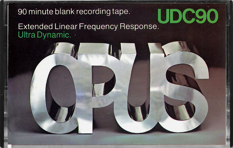 Compact Cassette Opus UD 90 Type I Normal 1972 Australia
