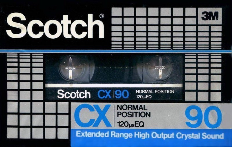 Compact Cassette Scotch CX 90 Type I Normal 1982 Japan