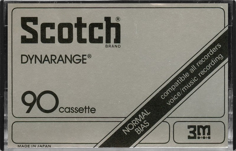Compact Cassette Scotch Dynarange 90 Type I Normal 1979 USA
