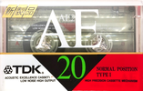 Compact Cassette TDK AE 20 "AE-20R" Type I Normal 1994 Japan