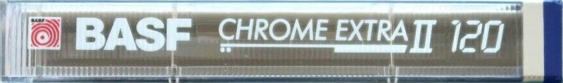 Compact Cassette BASF Chrome Extra II 120 Type II Chrome 1991 Europe