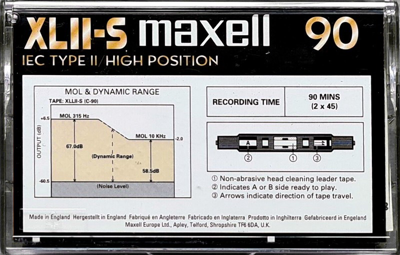 Compact Cassette: Maxell / Hitachi Maxell - XLII-S 90