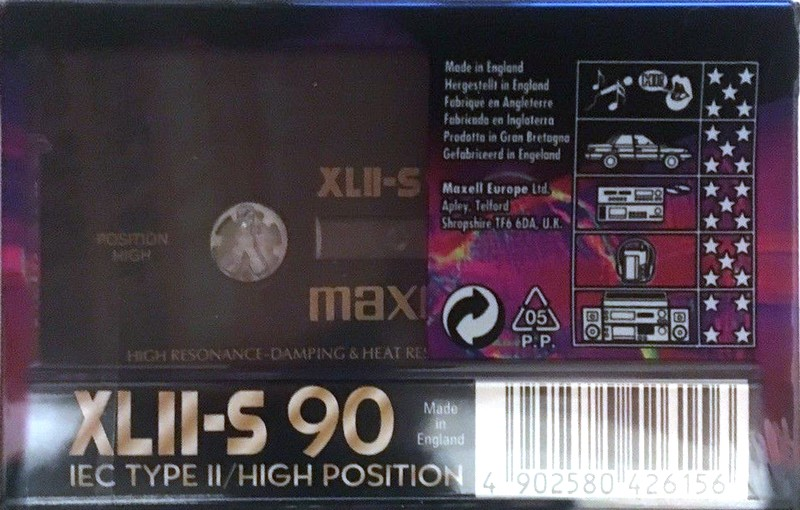 Compact Cassette: Maxell / Hitachi Maxell - XLII-S 90