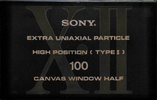 Compact Cassette Sony XII 100 Type II Chrome 1991 Japan