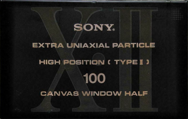 Compact Cassette: Sony  - XII 100