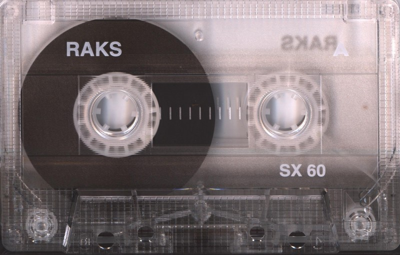Compact Cassette RAKS SX 60 Type I Normal 1990 Europe