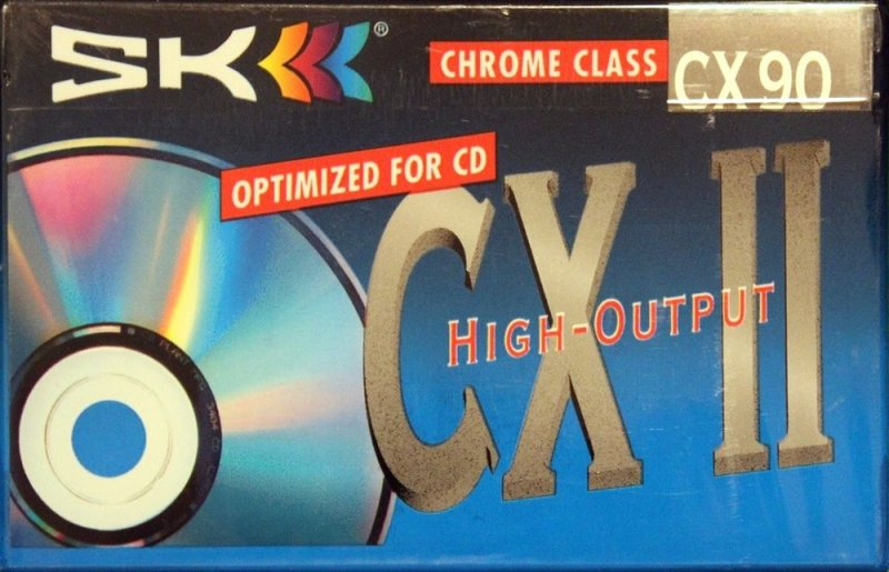 Compact Cassette SK CX II 90 Type II Chrome 1998 Europe