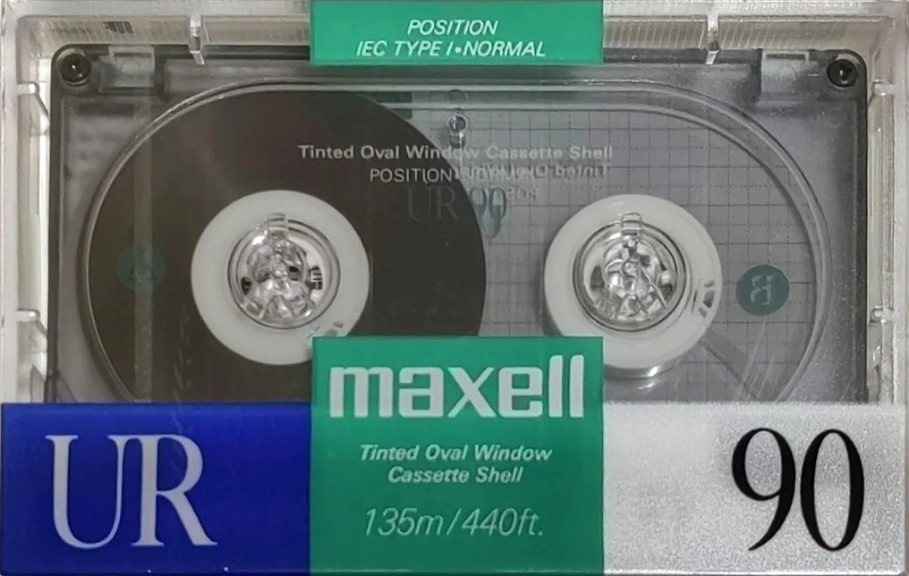 Compact Cassette Maxell UR 90 Type I Normal 1988 USA