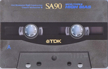 Compact Cassette TDK SA 90 Type II Chrome 2003 North America