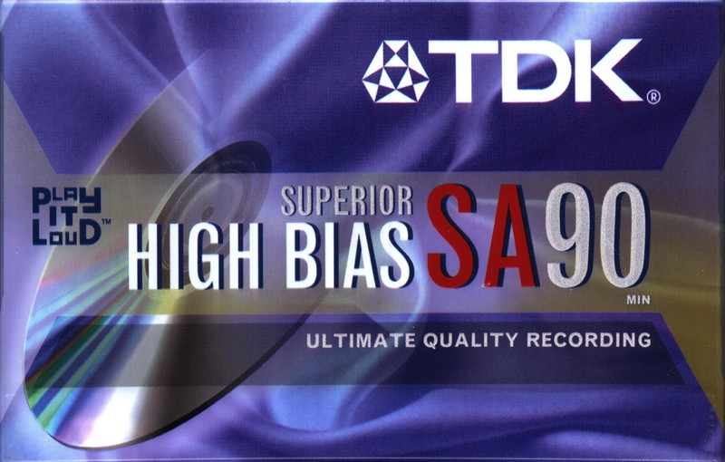 Compact Cassette TDK SA 90 Type II Chrome 2003 North America