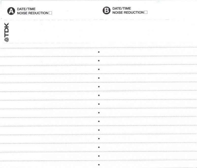 Compact Cassette TDK SA 90 Type II Chrome 2003 North America