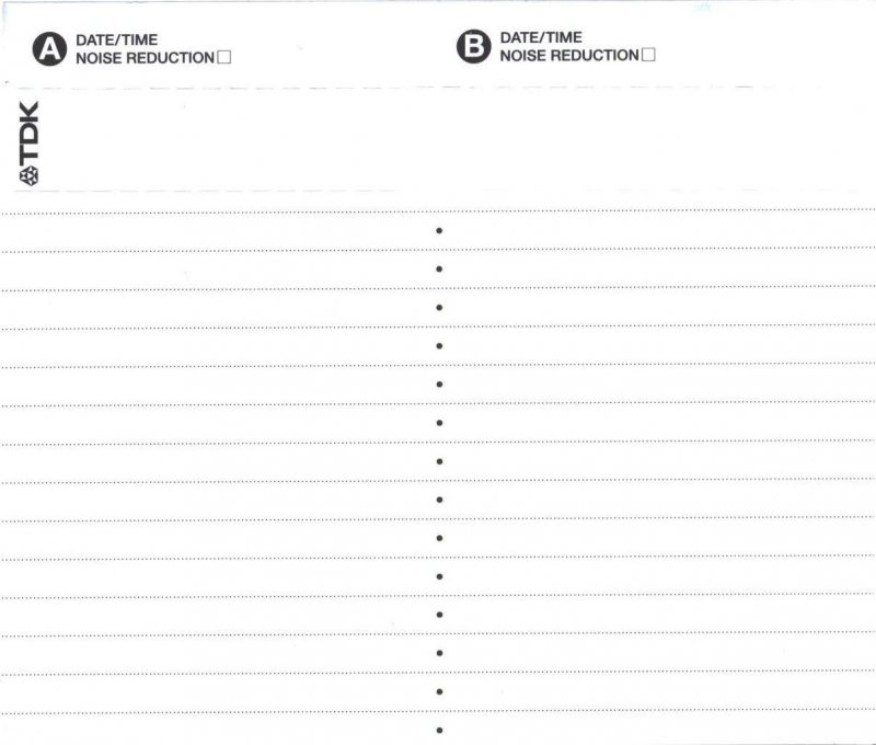 Compact Cassette: TDK  - SA 90