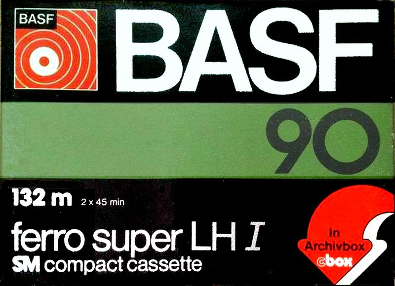 Compact Cassette BASF Ferro Super LH I 90 Type I Normal 1977 Europe