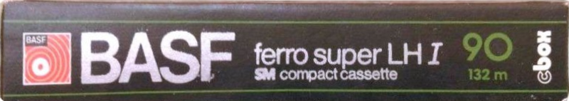Compact Cassette BASF Ferro Super LH I 90 Type I Normal 1977 Europe
