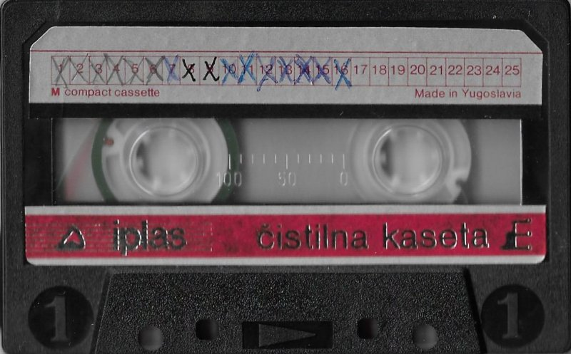 Compact Cassette Iplas Cleaning Cassette Yugoslavia