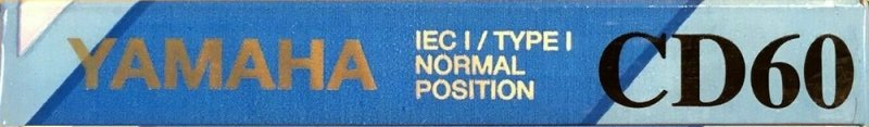 Compact Cassette Yamaha CD 60 Type I Normal 1992 Worldwide