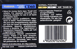Compact Cassette Yamaha CD 60 Type I Normal 1992 Worldwide