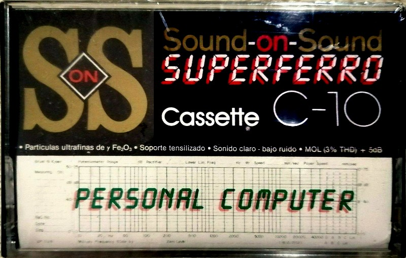 Compact Cassette Sound On Sound 10 Computer Cassette Spain