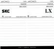 Compact Cassette SKC LX 74 Type I Normal 2001 Worldwide