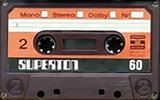 Compact Cassette Superton 60 "brown" Type I Normal 1978 Near East