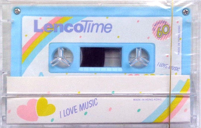 Compact Cassette Lenco Time I love music 60 Type I Normal 1986 Hong Kong