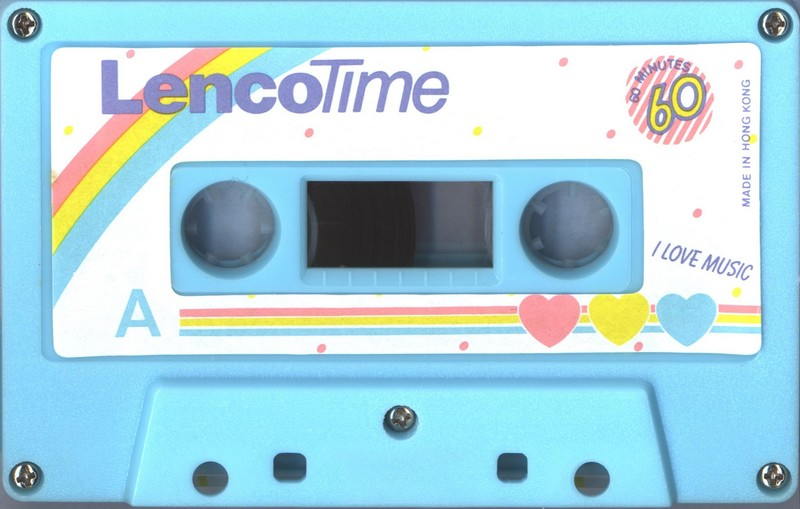 Compact Cassette Lenco Time I love music 60 Type I Normal 1986 Hong Kong