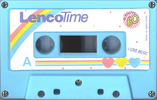 Compact Cassette Lenco Time I love music 60 Type I Normal 1986 Hong Kong