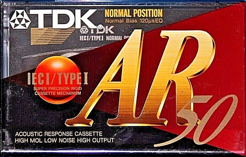 Compact Cassette TDK AR 50 "AR-50EA" Type I Normal 1995 Europe