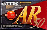 Compact Cassette TDK AR 50 "AR-50EA" Type I Normal 1995 Europe