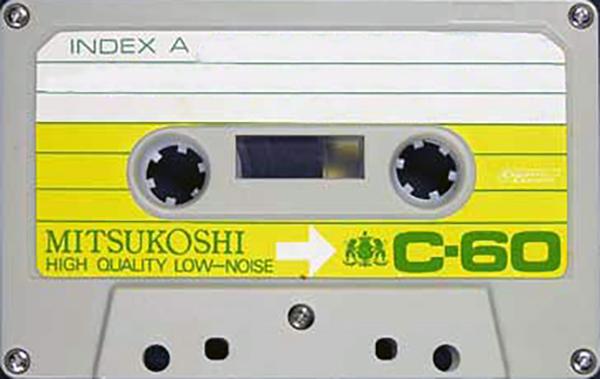 Compact Cassette Mitsukoshi 60 Type I Normal 1975 Japan