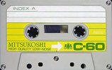 Compact Cassette Mitsukoshi 60 Type I Normal 1975 Japan