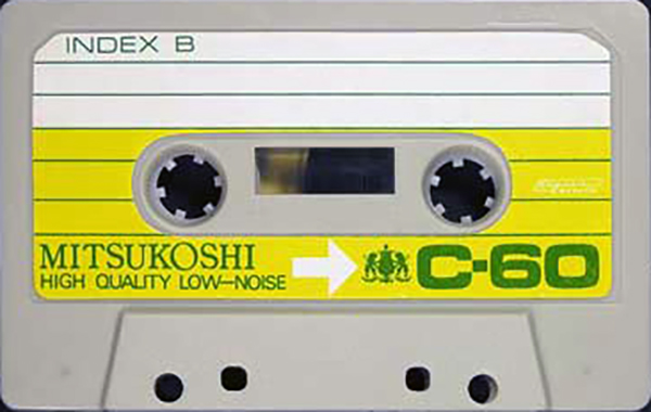 Compact Cassette Mitsukoshi 60 Type I Normal 1975 Japan