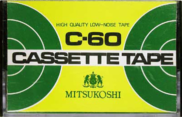 Compact Cassette Mitsukoshi 60 Type I Normal 1975 Japan