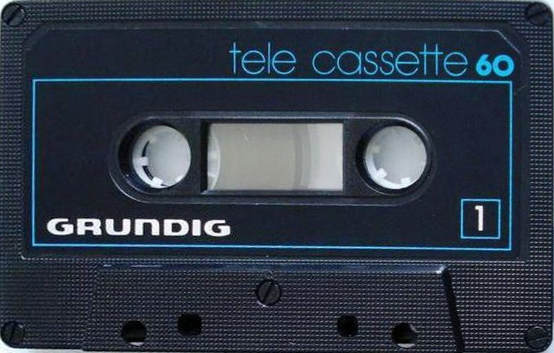 Compact Cassette Grundig 60 "tele cassette" Type I Normal 1974 Europe