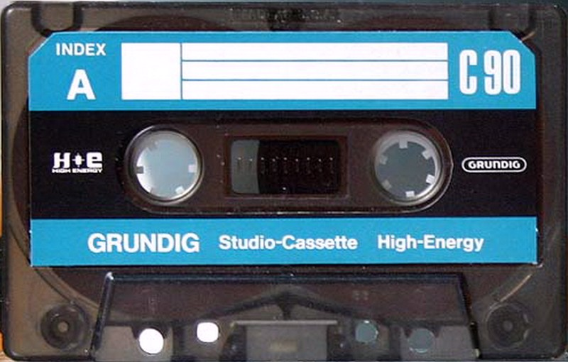 Compact Cassette:  Grundig - Studio-Cassette 90