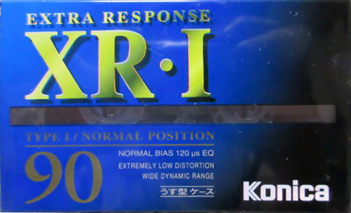 Compact Cassette Konica XR 90 "XR-I" Type I Normal 1990 Japan