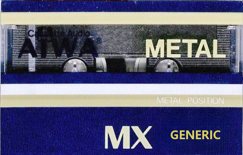 Compact Cassette Aiwa MX 60 Type IV Metal 1982 Worldwide