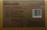 Compact Cassette Intersound CD 90 Type II Chrome 1989 Europe