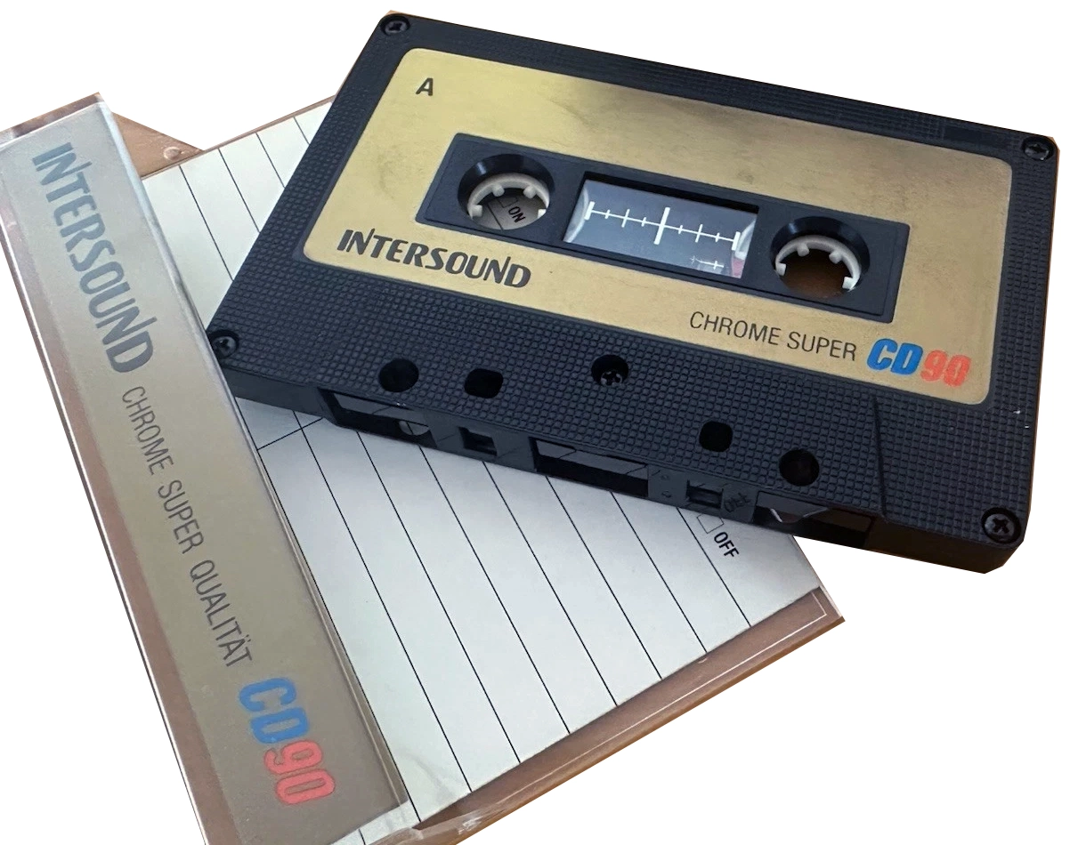 Compact Cassette Intersound CD 90 Type II Chrome 1989 Europe