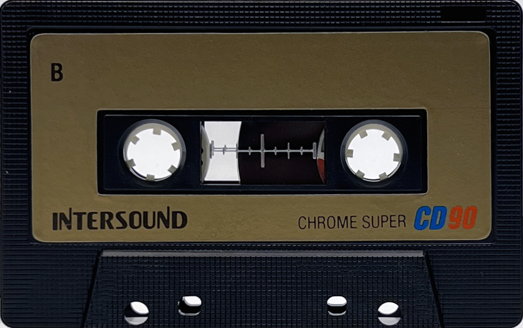 Compact Cassette Intersound CD 90 Type II Chrome 1989 Europe