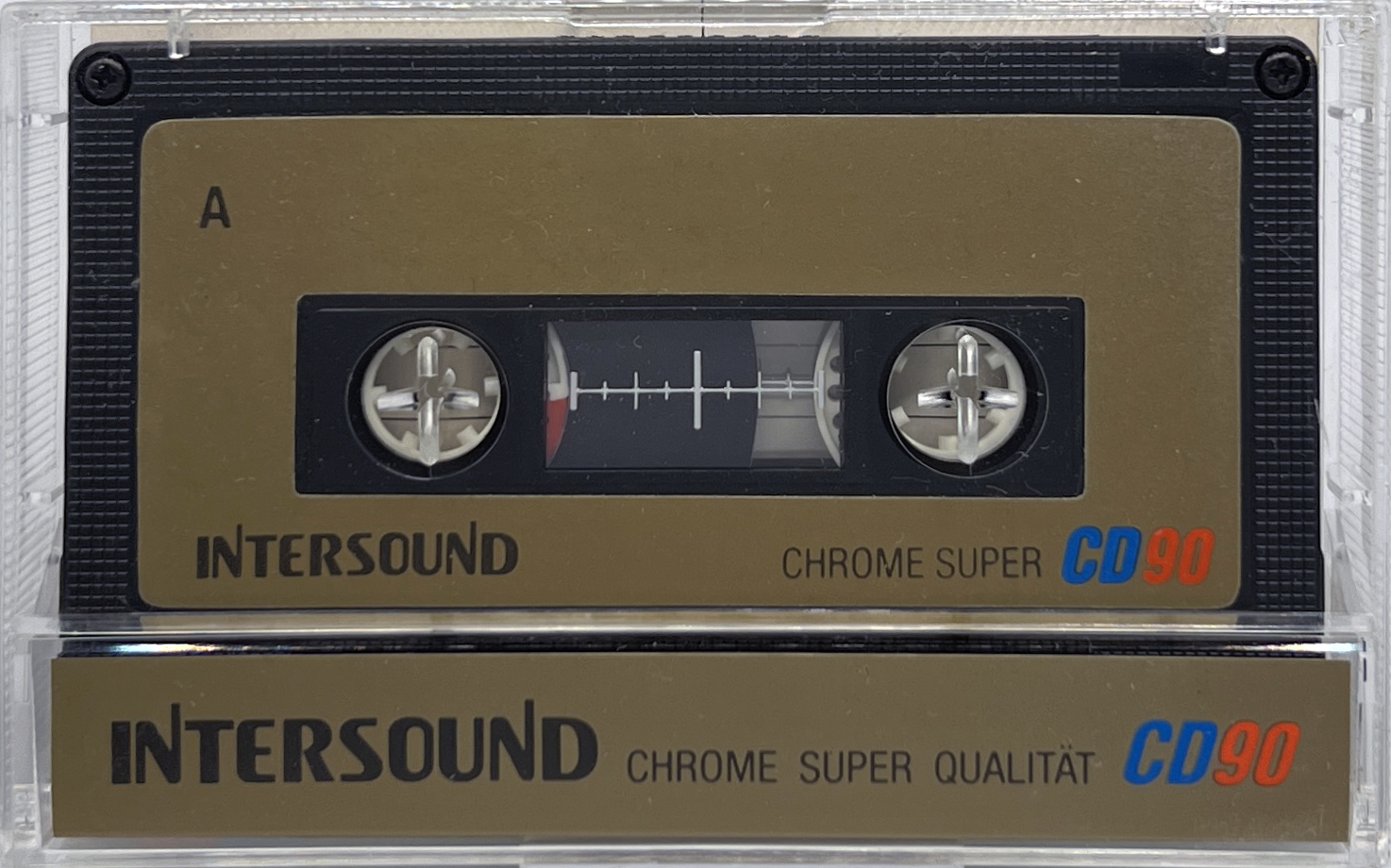 Compact Cassette Intersound CD 90 Type II Chrome 1989 Europe