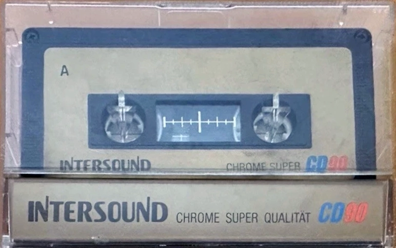 Compact Cassette Intersound CD 90 Type II Chrome 1989 Europe