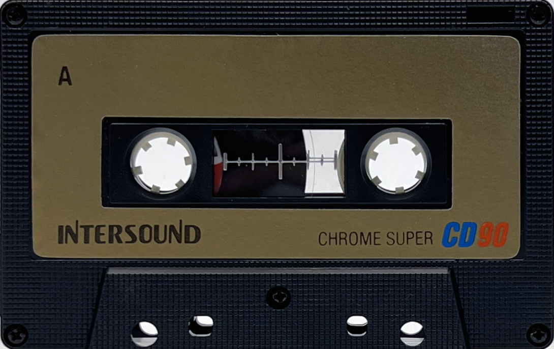 Compact Cassette Intersound CD 90 Type II Chrome 1989 Europe