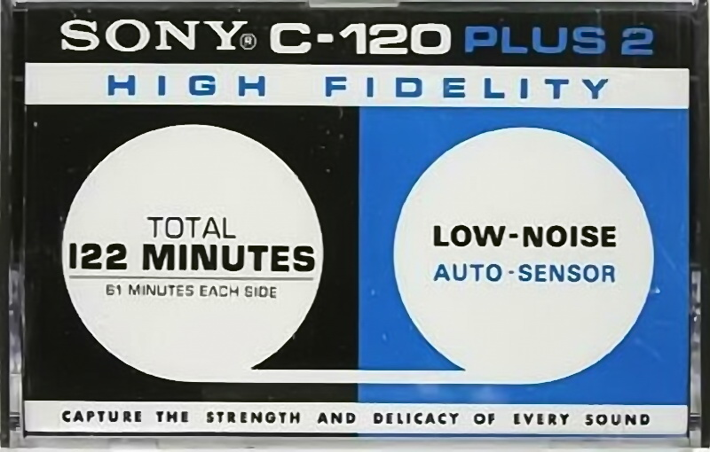 Compact Cassette: Sony  -  120+2