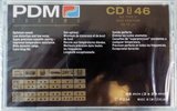 Compact Cassette PDM CD X 46 Type II Chrome 1990 Europe