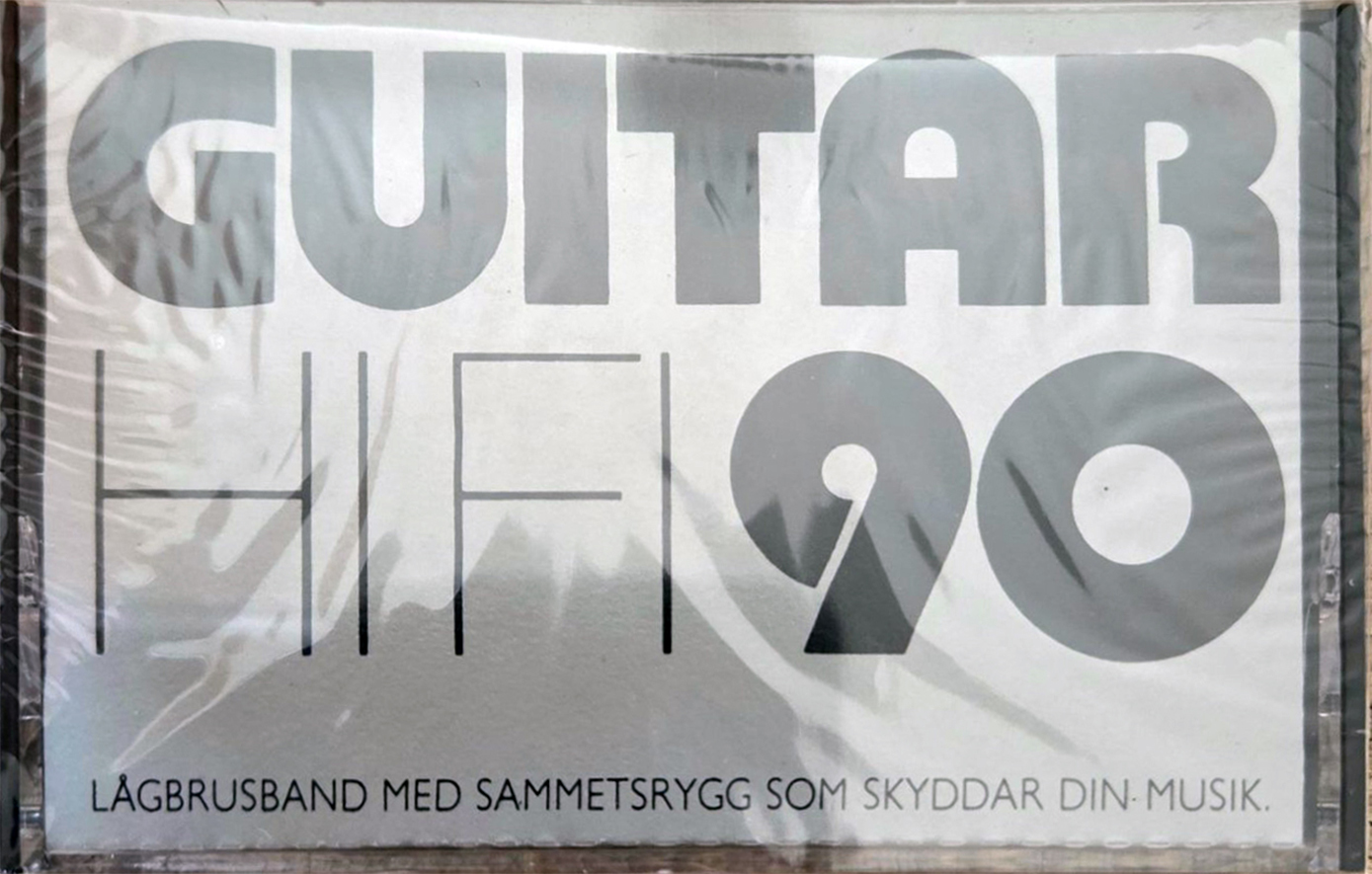 Compact Cassette Guitar 90 Type I Normal Sweden