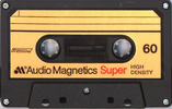 Compact Cassette Audio Magnetics Super 60 Type I Normal 1975 Europe