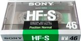 Compact Cassette Sony HF-S 46 Type I Normal 1988 Europe